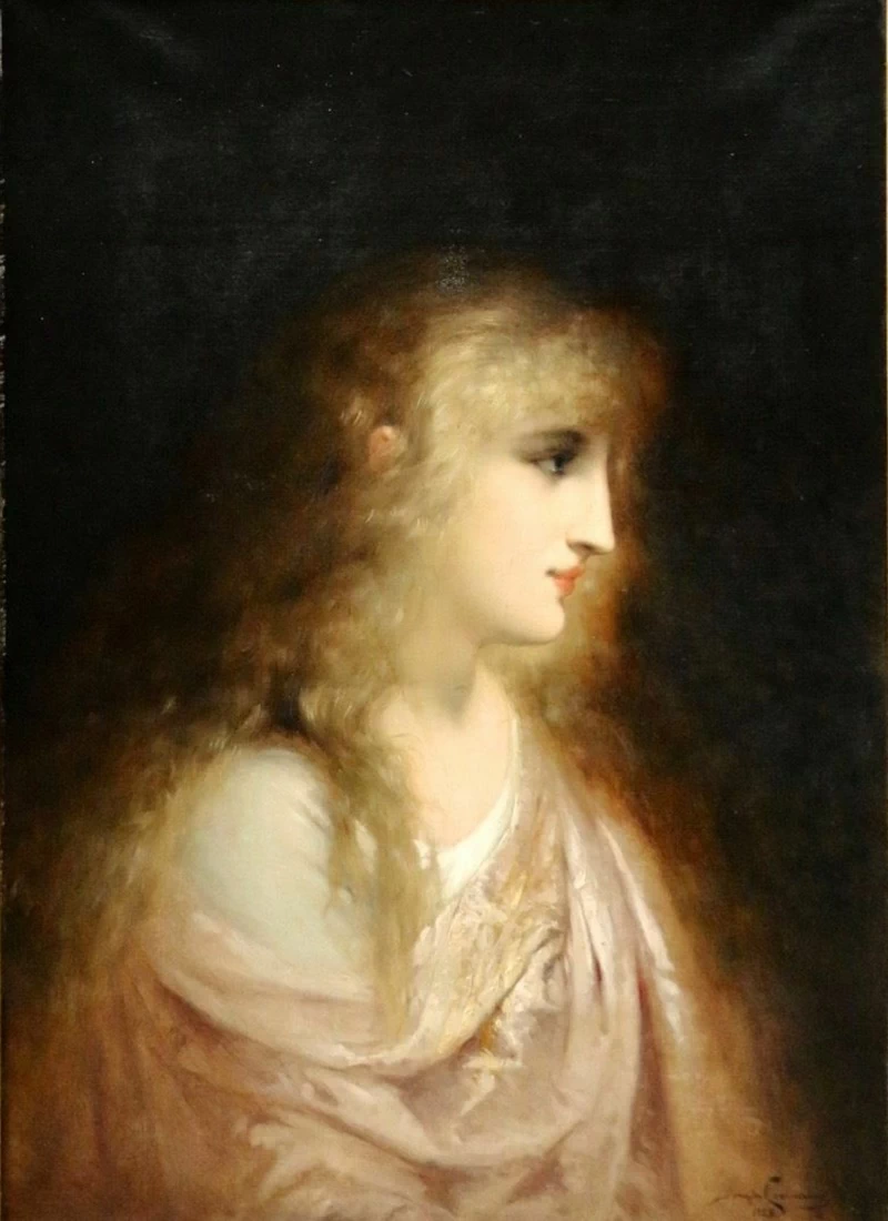 Pierre Olivier Joseph Coomans - Giovane greca